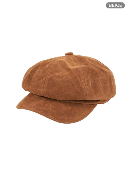 cotton-hunting-cap-io430 / Beige