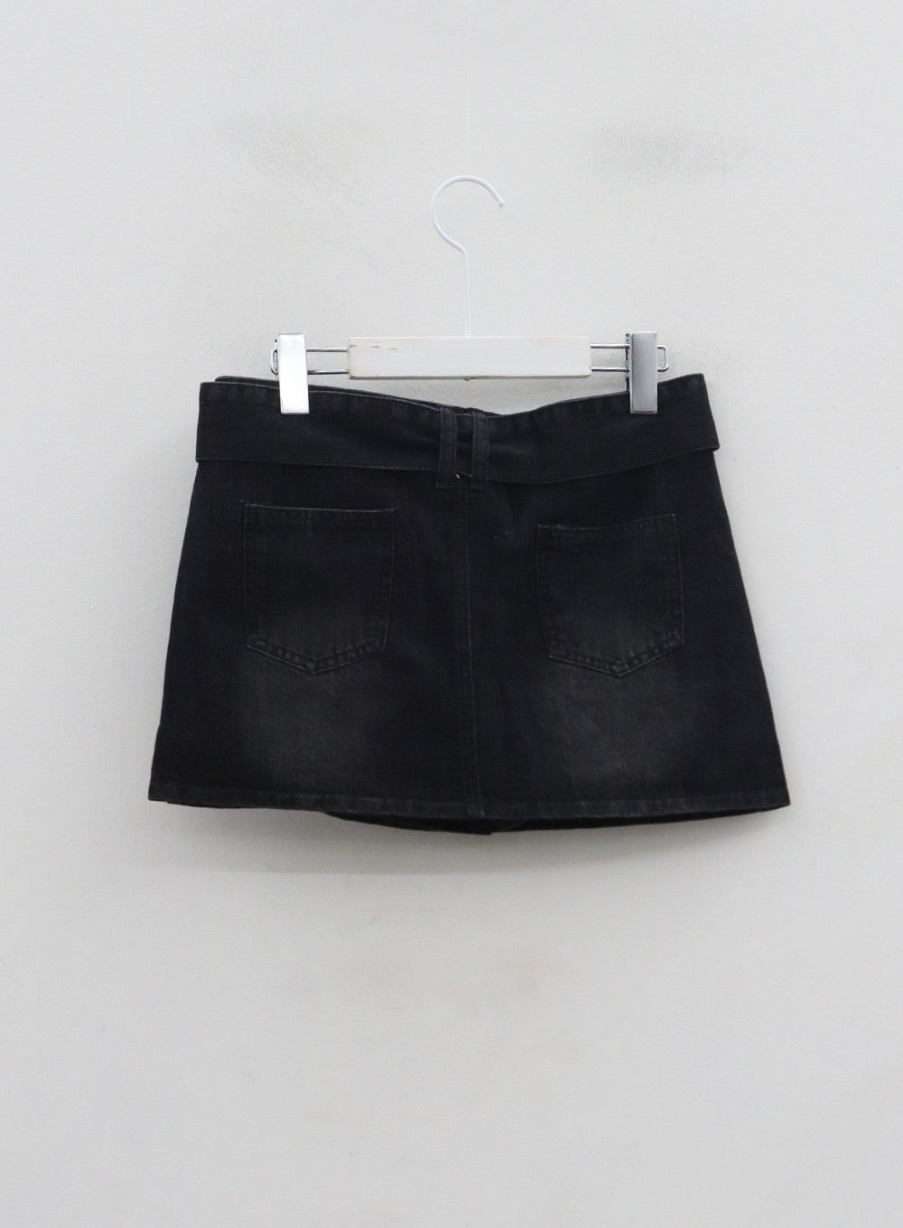 Belt Denim Mini Skirt IN22