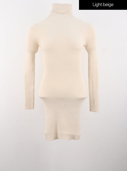 turtle-neck-mini-sweater-dress-is305