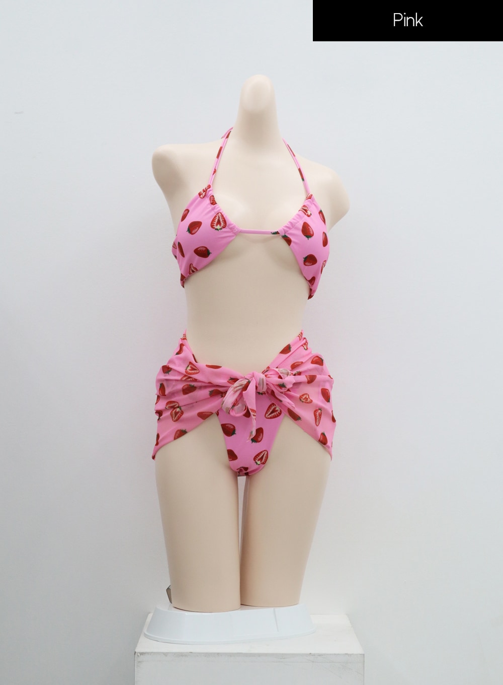 Strawberry Bikini And Sarong Set IM302