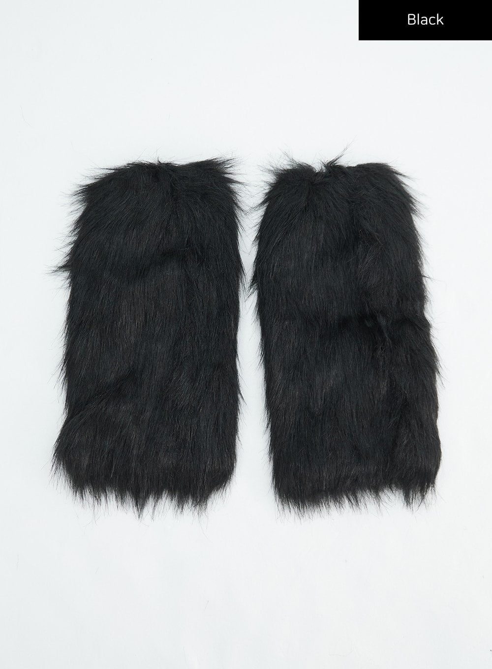 faux-fur-leg-warmers-in316 / Black