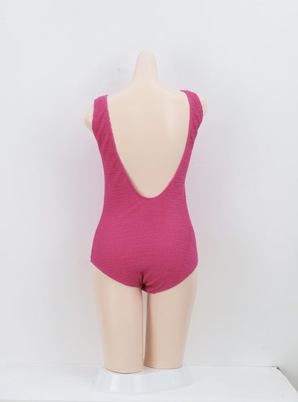 Ribbed Knit Swimsuit IA313