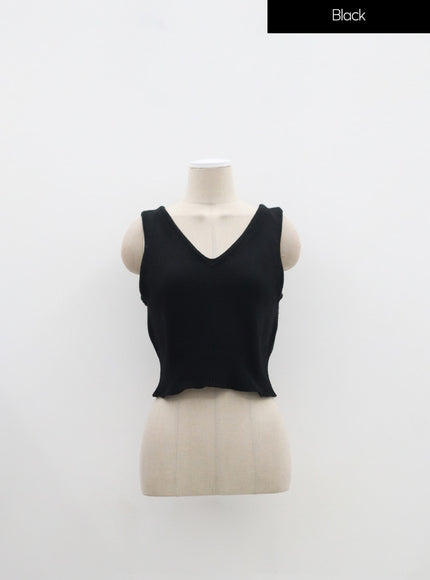 V-Neck Simple Vest IM316