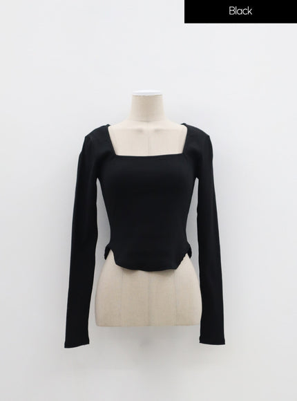 Square Neck Cropped Top IM307