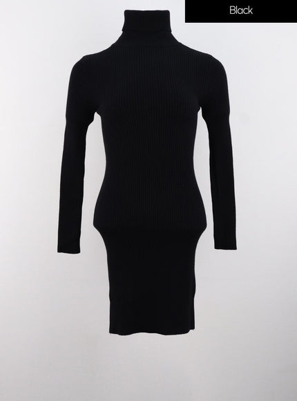 turtle-neck-mini-sweater-dress-is305