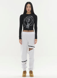 Cut Out Jogger Pants #Original Kpop #1216182