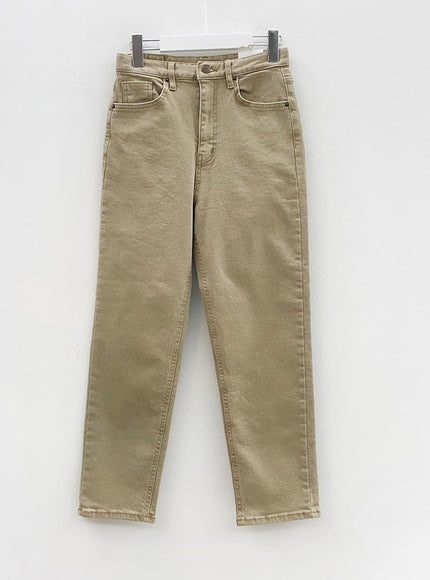 Fleece Lined Straight Leg Pants