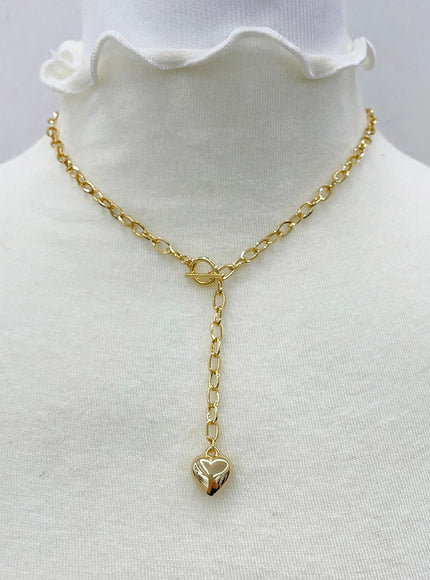 Heart Pendant Necklace M5