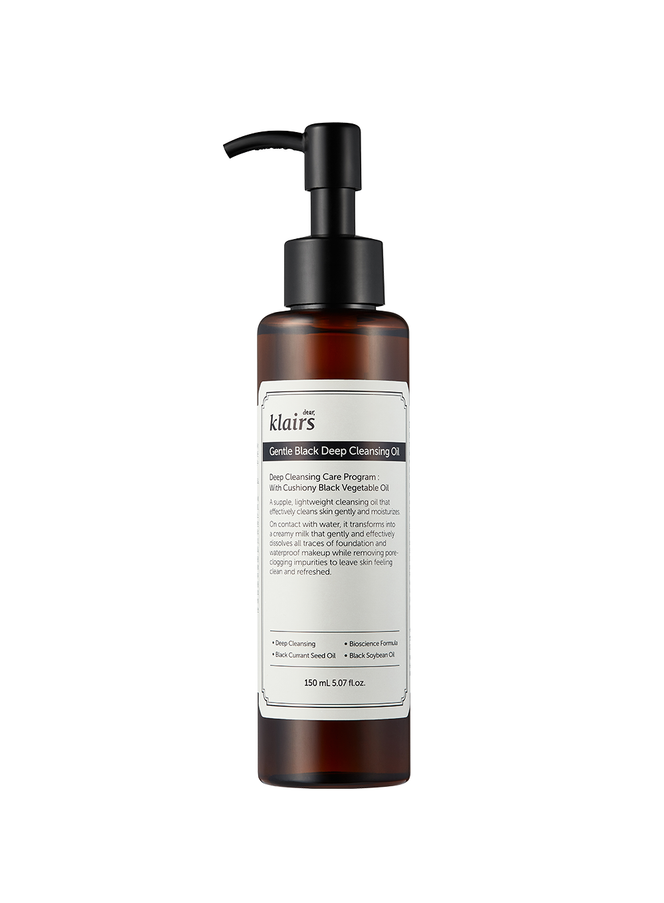 Gentle Black Deep Cleansing Oil (150ml)