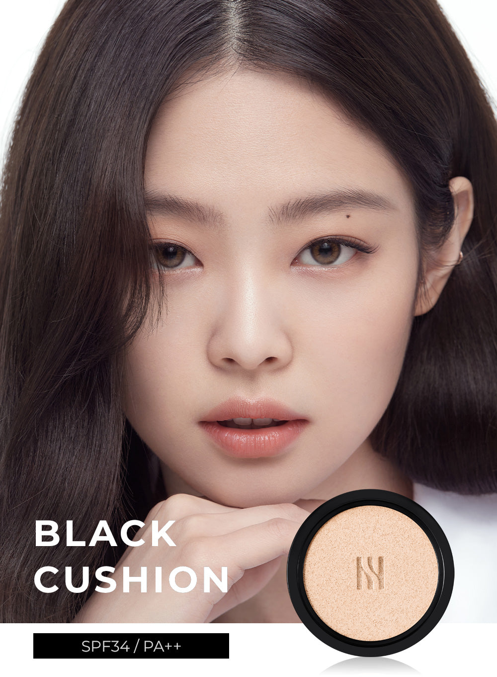 [HERA] NEW BLACK CUSHION SPF 34 / PA++ (15g x 2) - Korean Women's ...