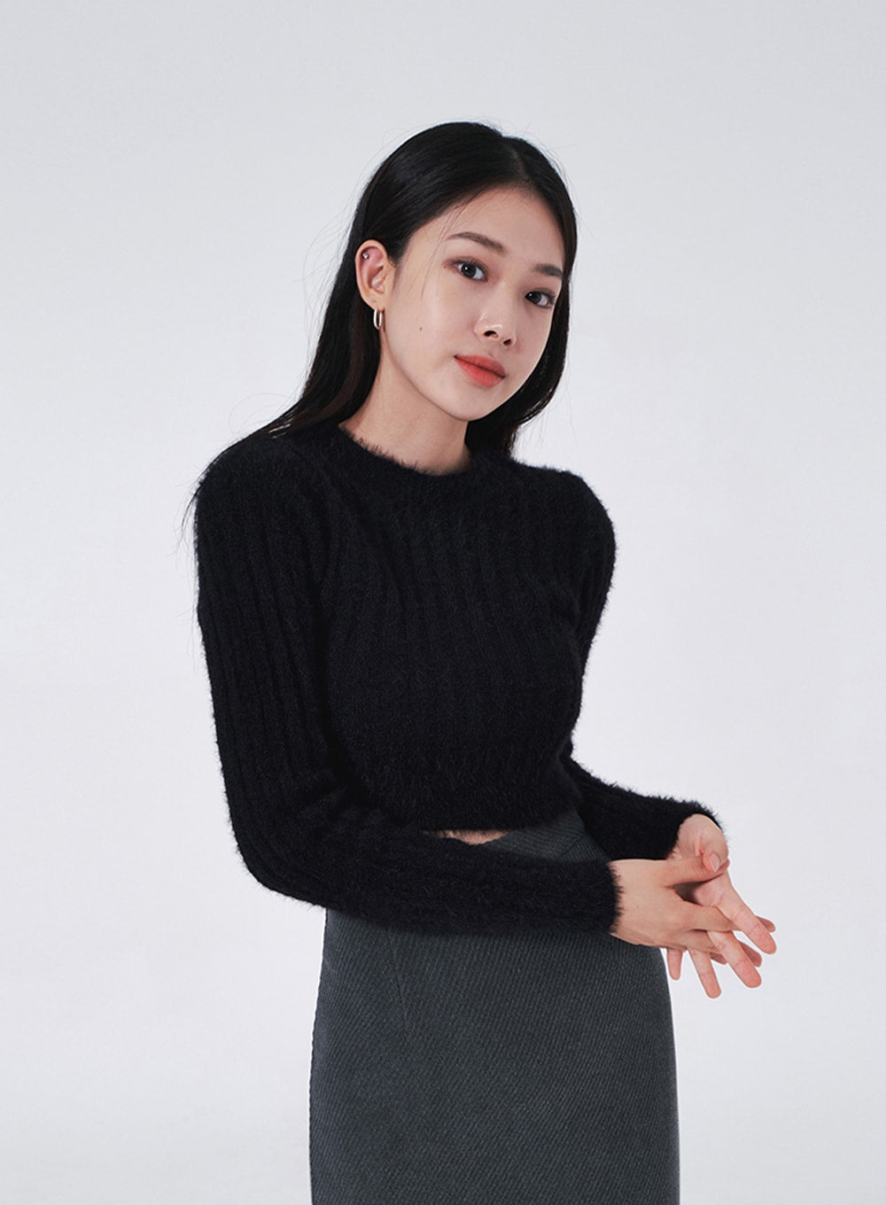 Boucle Crop Knit FF6