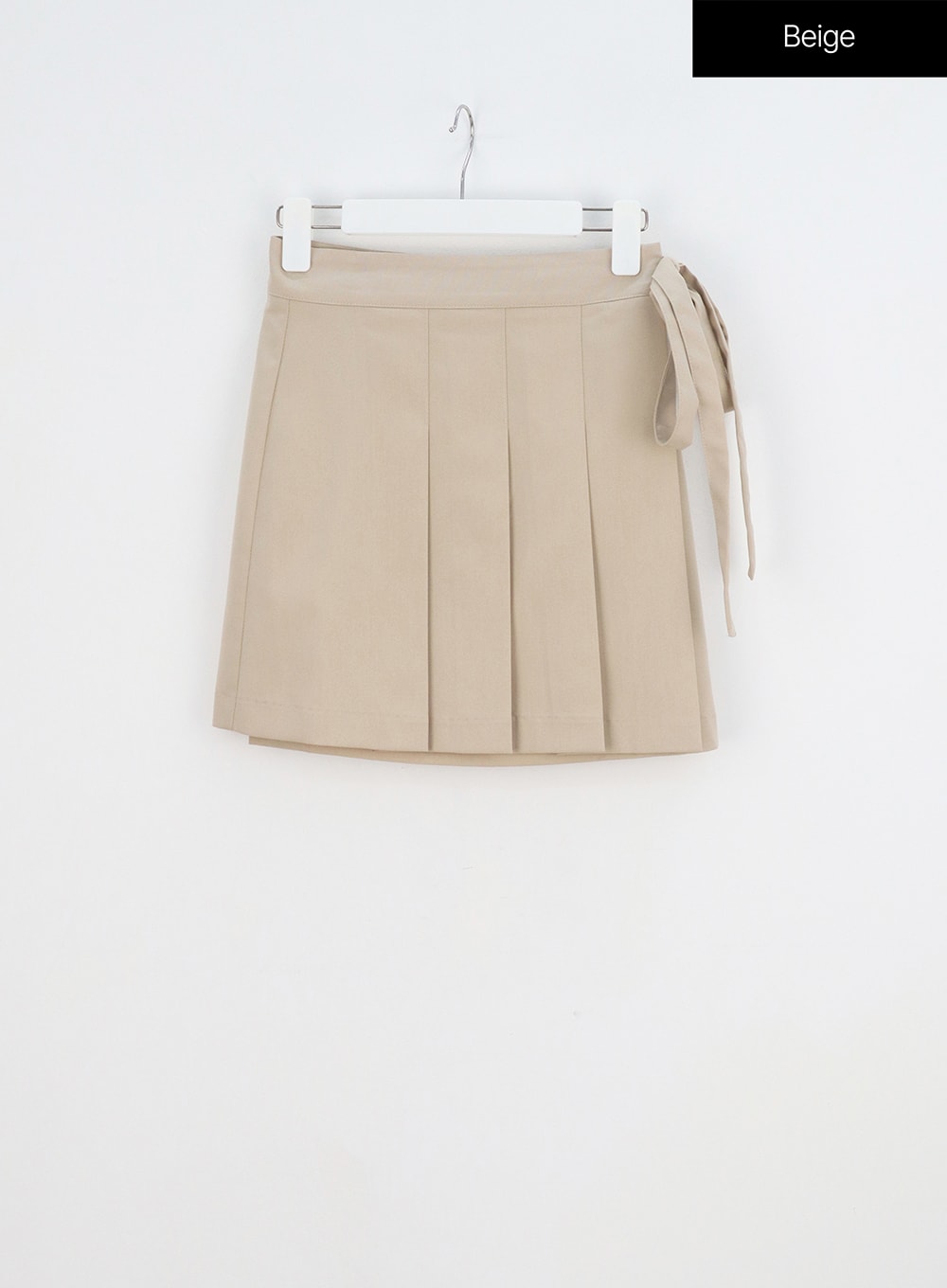 Wrapped Pleated Mini Skirt OY315