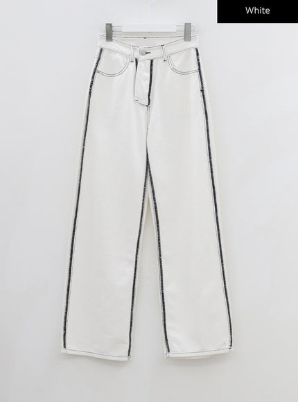 Stich Wide Pants CG03