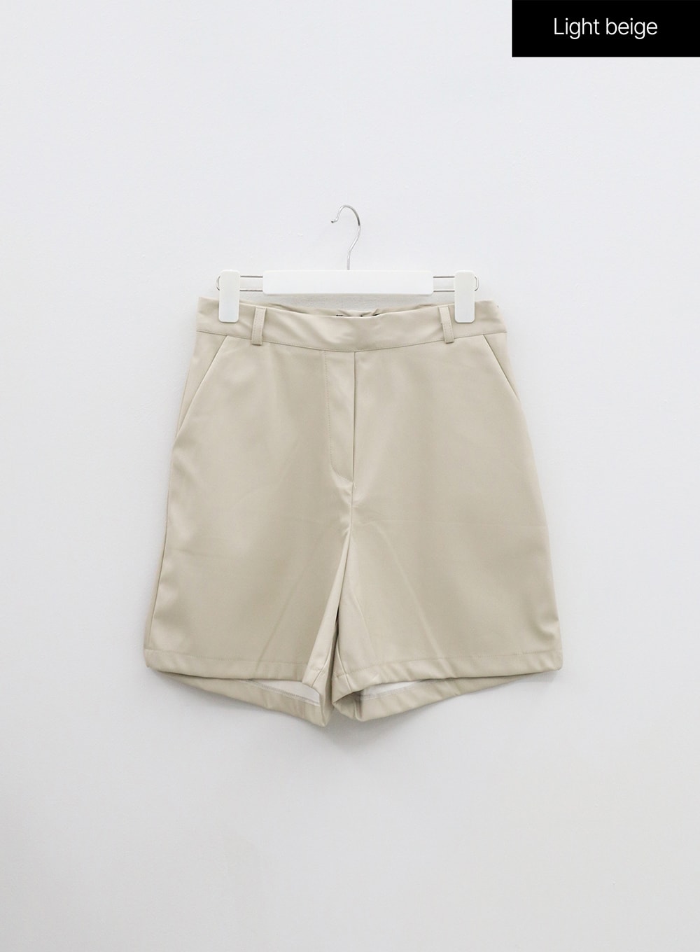 Faux Leather Bermuda Shorts OM303