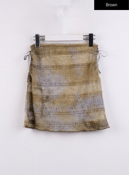 dyed-ribbon-tie-mini-skirt-cj424