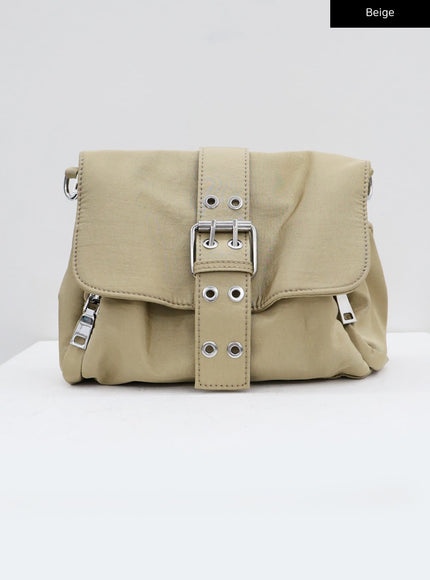 Side Pocketed Belted Bag BU12