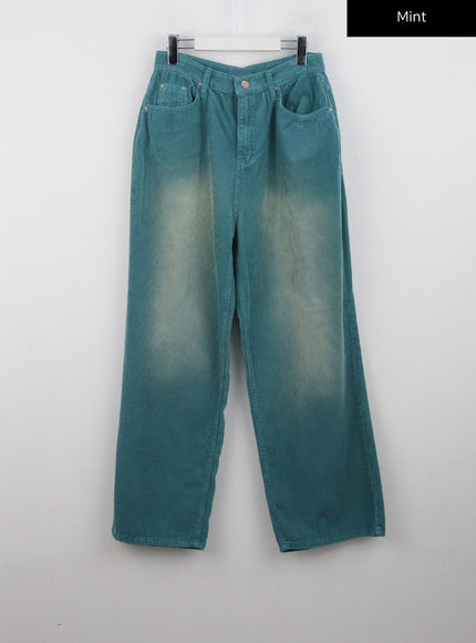 washed-mid-rise-wide-denim-cd304 / Mint