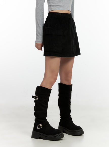 cargo-pocket-mini-skirt-cn404