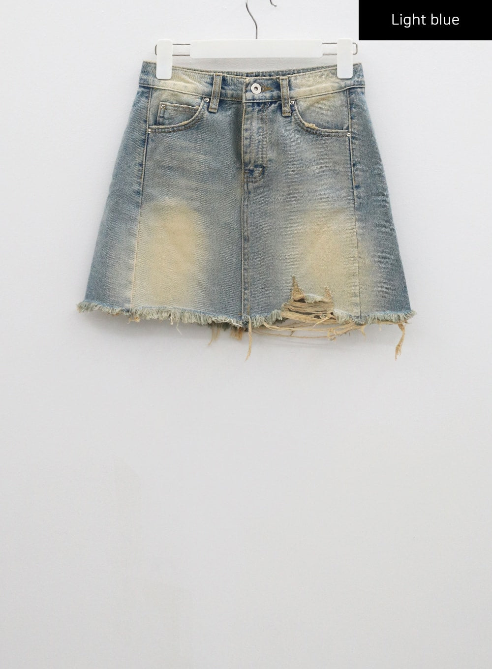 High Waist Denim Mini Skirt CF315