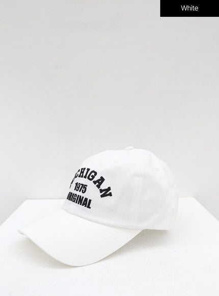 Michigan Lettering Baseball Cap OG11