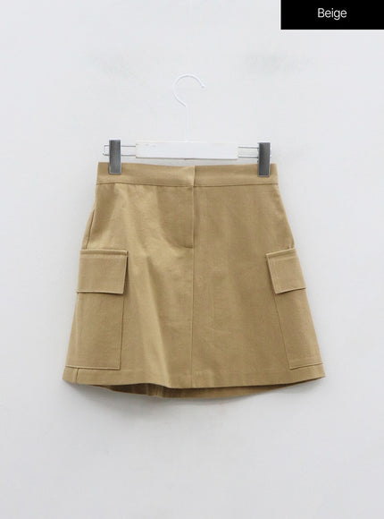 A-Line Cargo Mini Skirt ON18