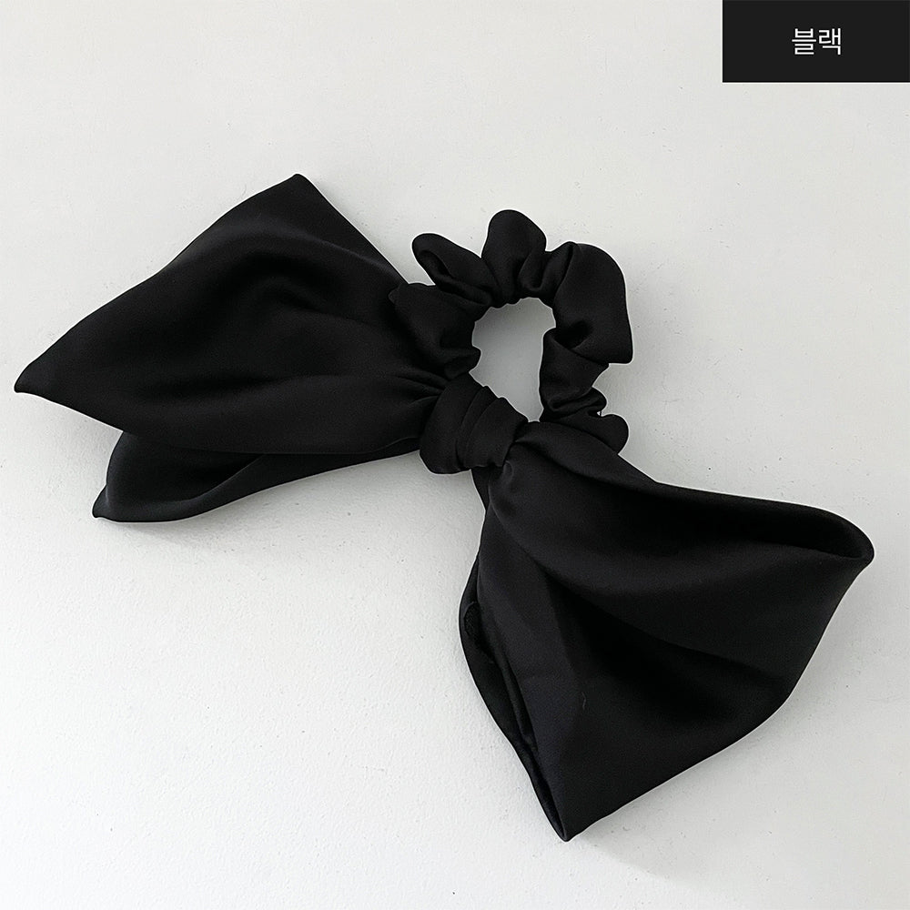 Satin Ribbon Hair Scrunchie