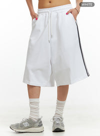 solid-jersey-shorts-unisex-iu419 / White