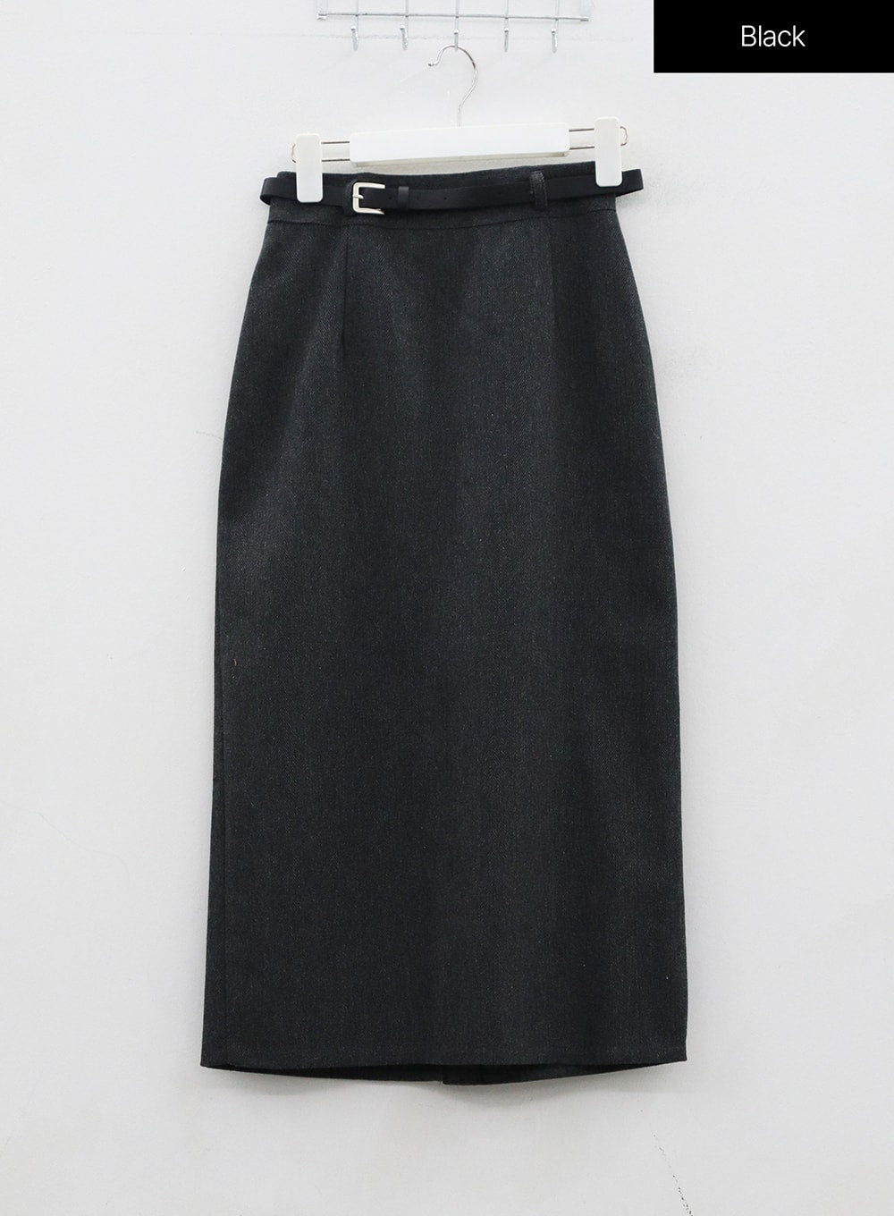 Wool Blend Maxi Skirt OJ310