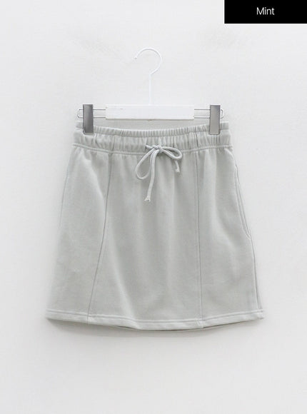 Basic Sweat Skirt with Pocket OG17