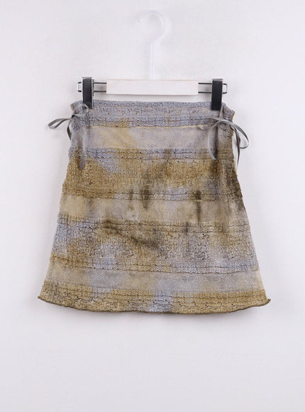 dyed-ribbon-tie-mini-skirt-cj424