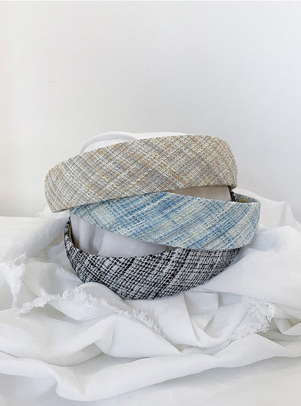 Plaid Tweed Headband