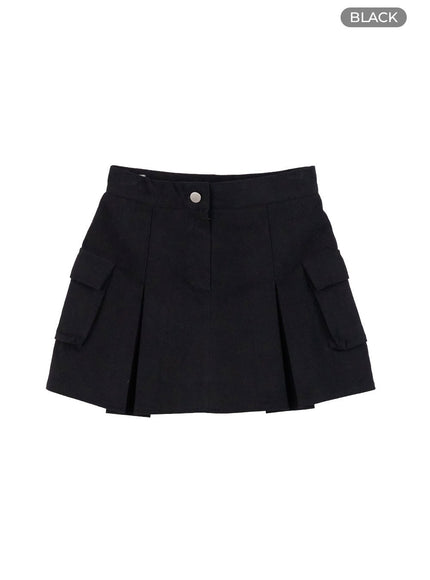 cargo-chic-mini-skirt-oo429 / Black