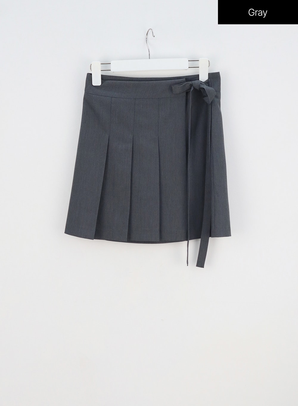 Wrapped Pleated Mini Skirt OY315