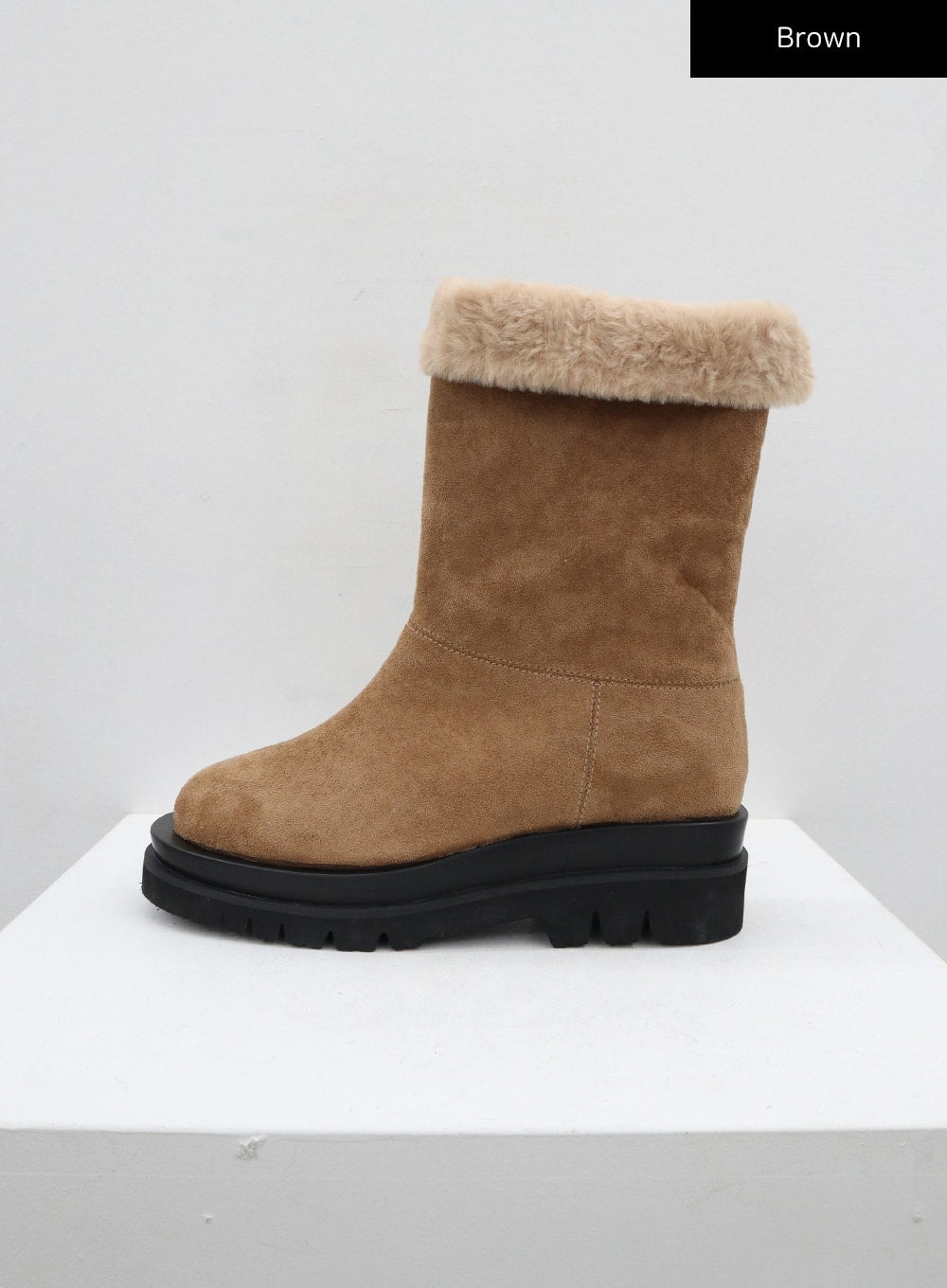 Thick Platform Fur Boots CN14