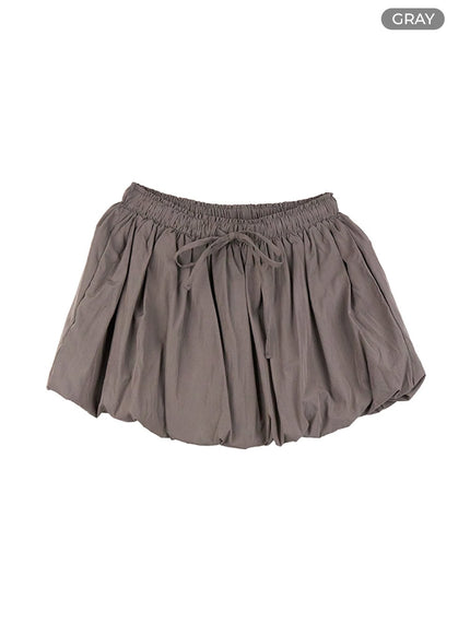 puff-mini-skirt-co422 / Gray