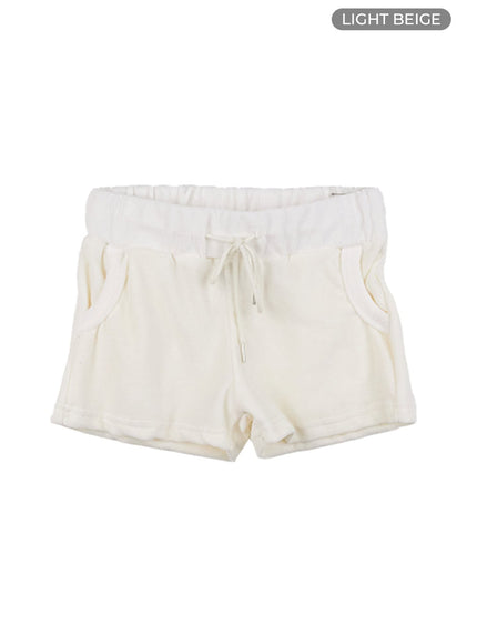 Velvet Slim-Fit Micro Shorts CO424