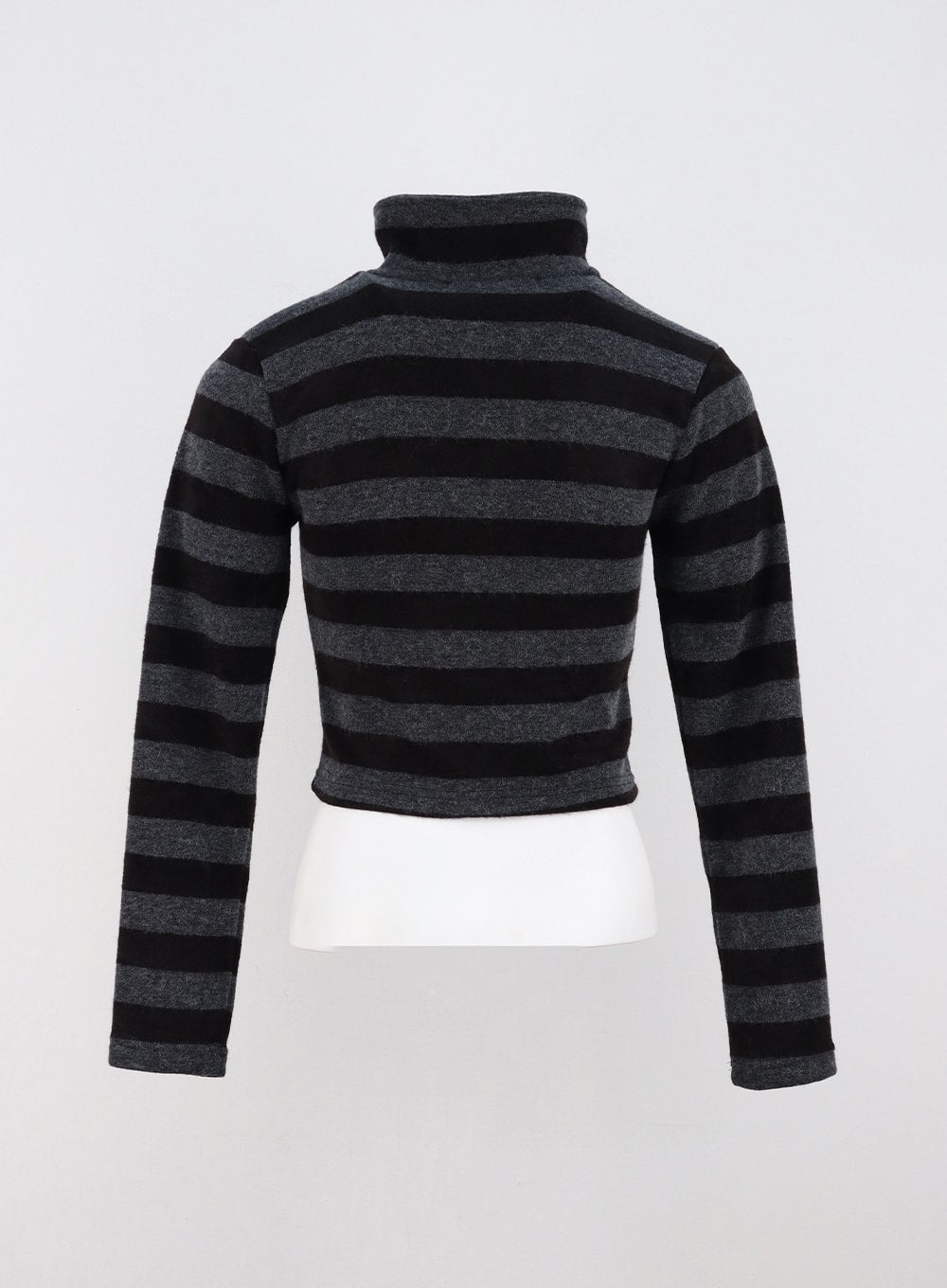 stripe-zip-up-turtleneck-knit-top-co319