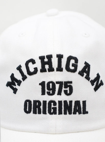 Michigan Lettering Baseball Cap OG11