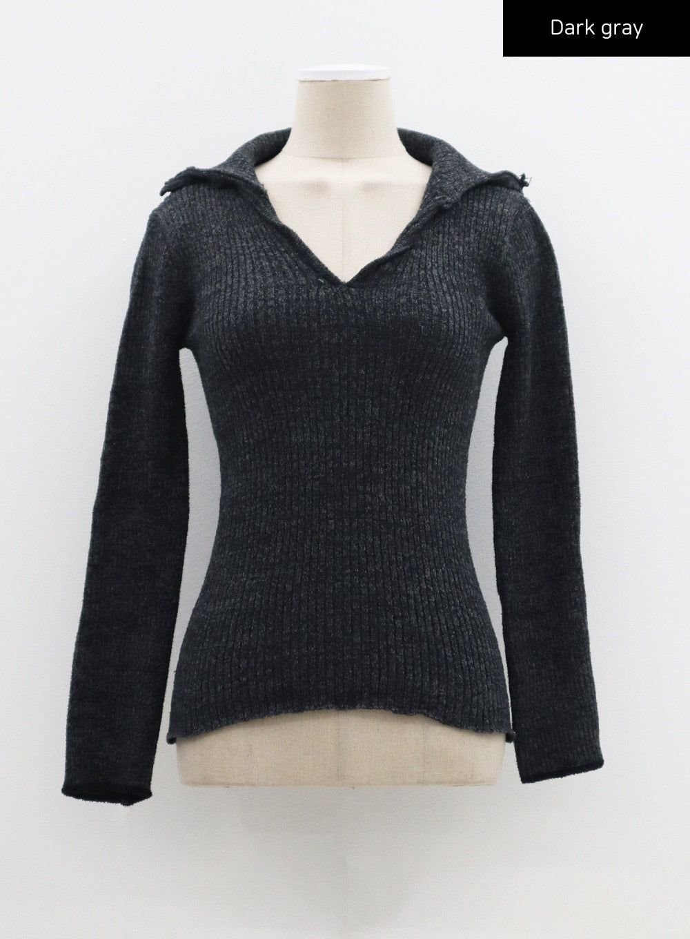 V-Neck Knit Top CF315