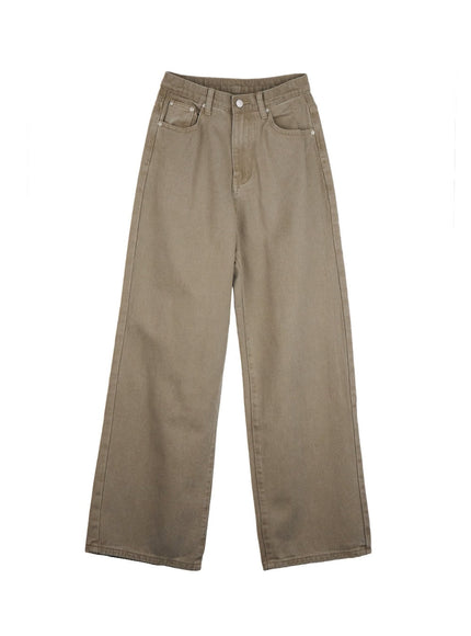 comfy-wide-fit-trousers-on422 / Beige