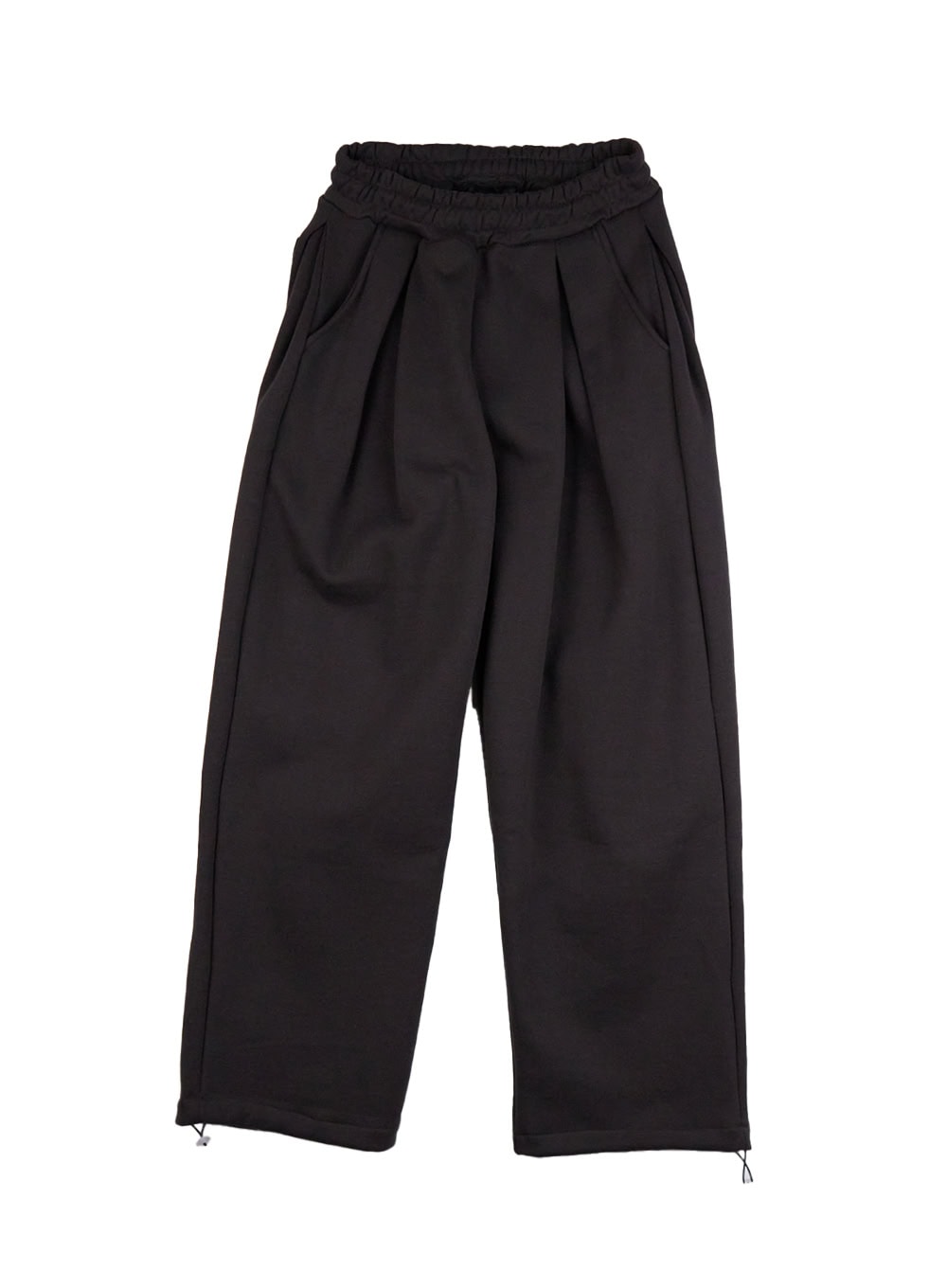 Cozy Pintuck Wide-Leg Sweatpants CJ509