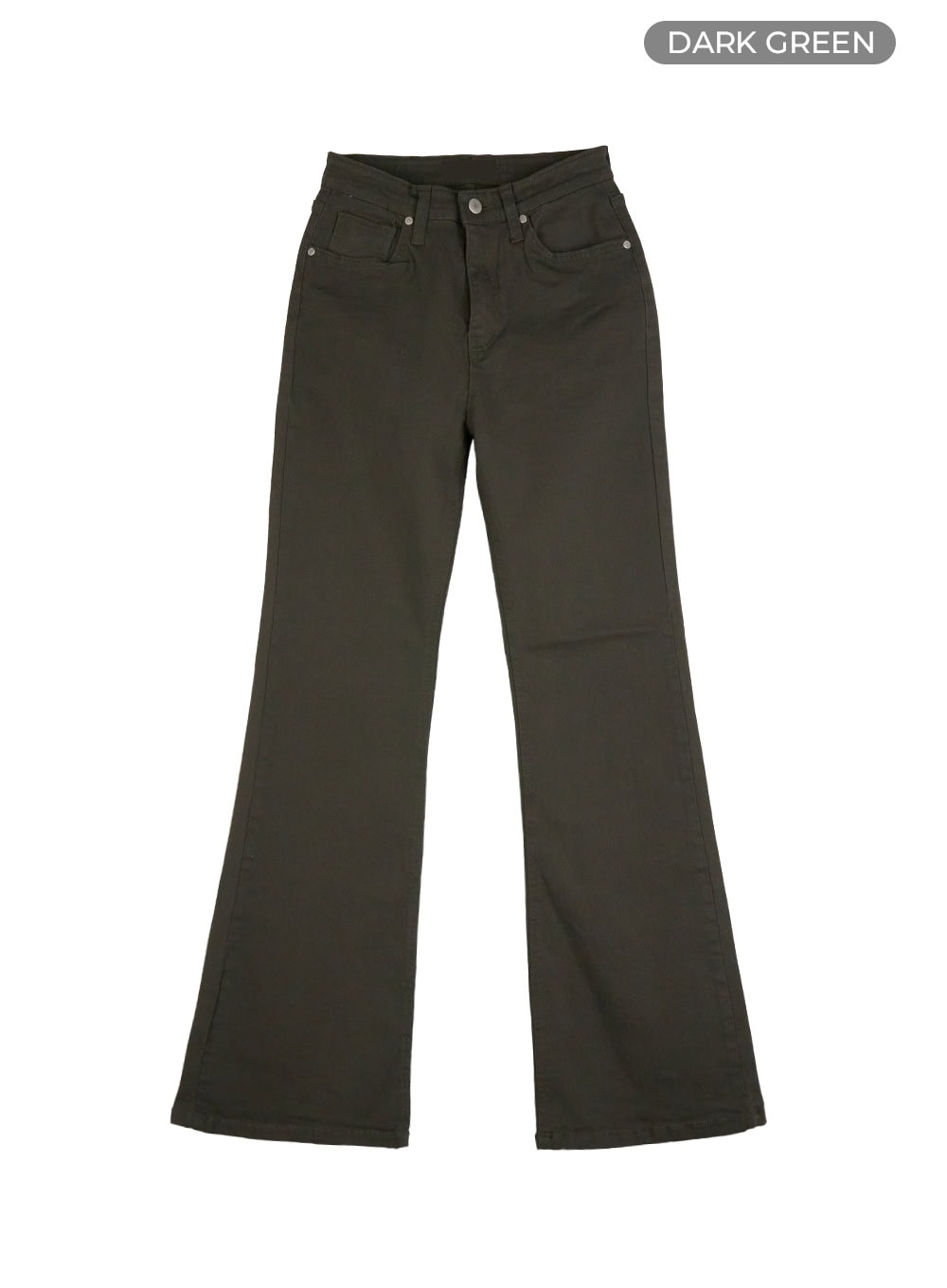 slim-bootcut-jeans-cu424 / Dark green
