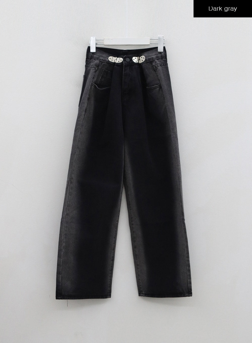 Two Tone Washing Maxi Denim Pants BO24