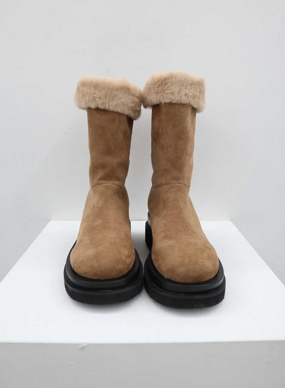 Thick Platform Fur Boots CN14