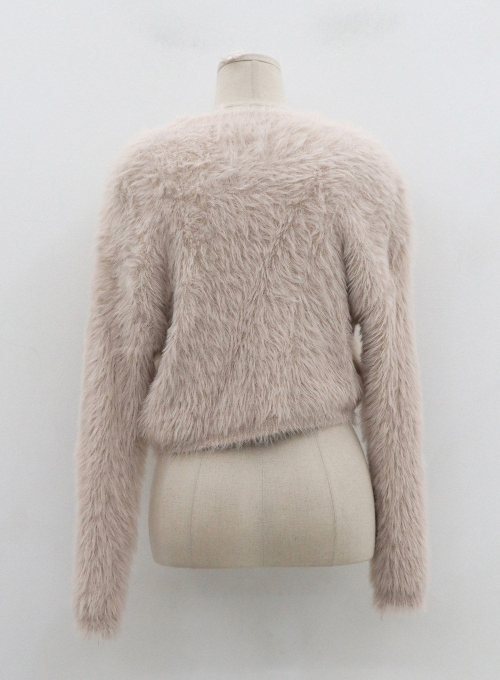 Faux Fur Crop Knit OD02