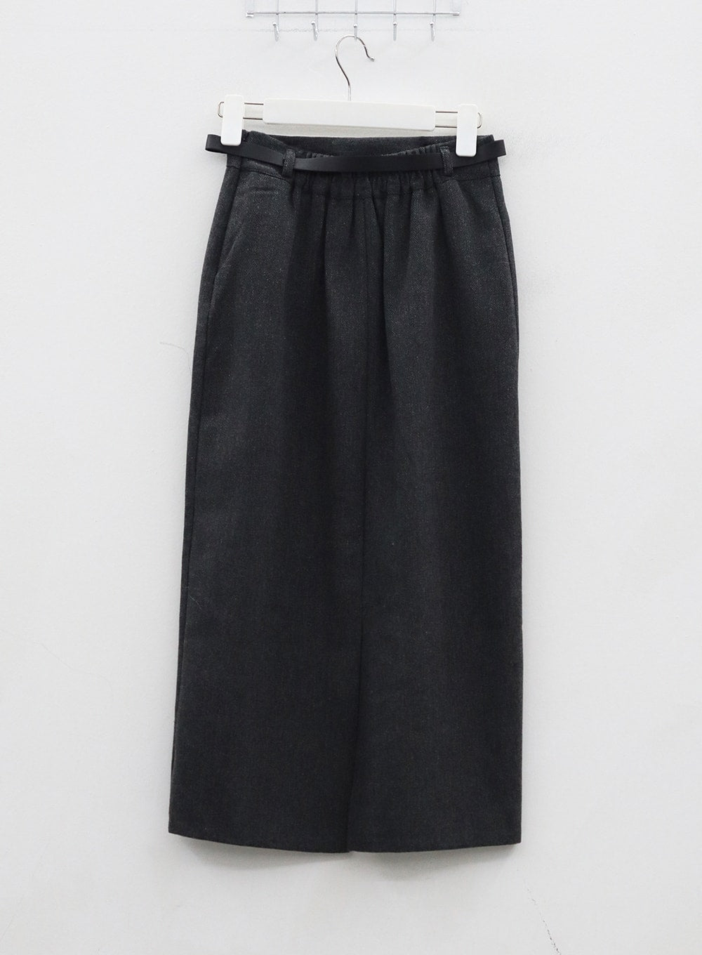 Wool Blend Maxi Skirt OJ310