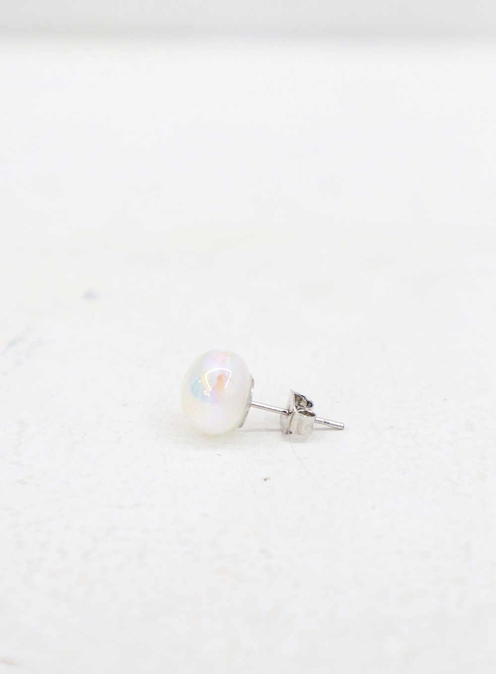 Holographic Round Bead Earrings OD29