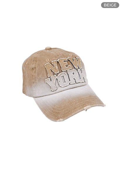 patched-gradient-cotton-cap-co414 / Beige