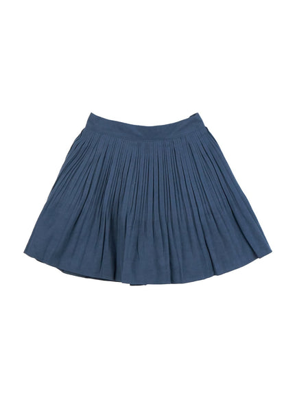 flare-fusion-mini-skirt-od403 / Blue