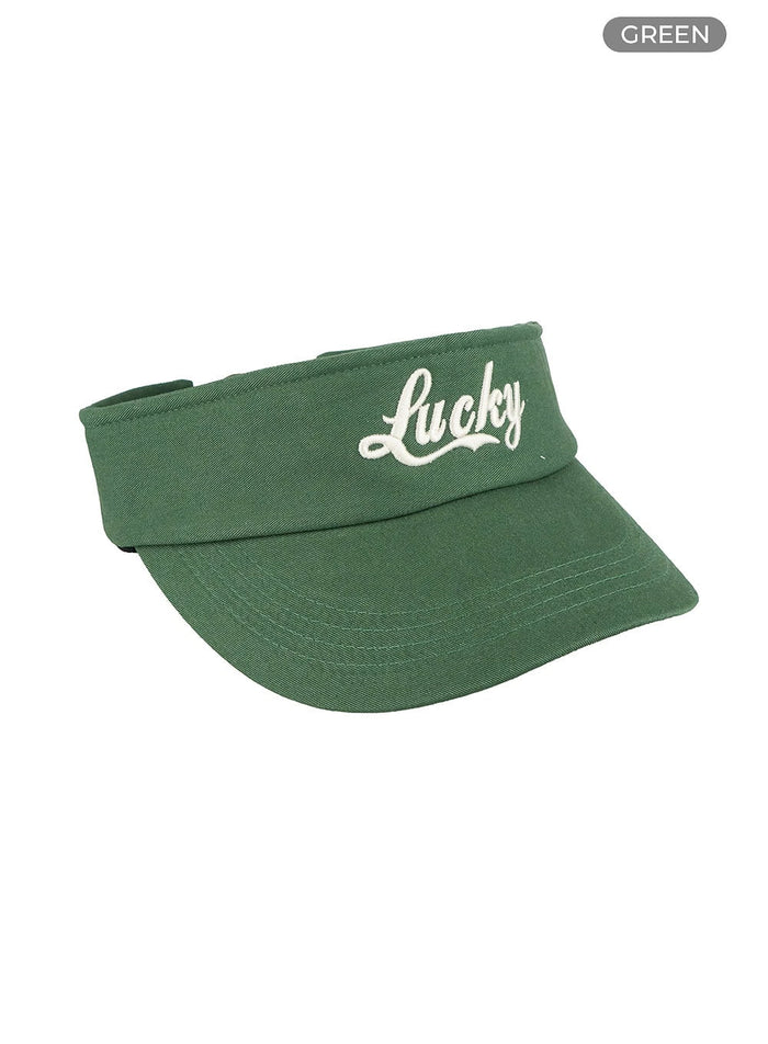 cotton-visor-ou427 / Green